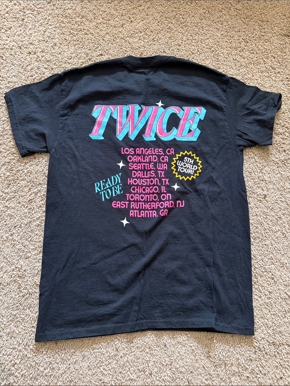 Twice “Ready to Be” Official World Tour T-Shirt